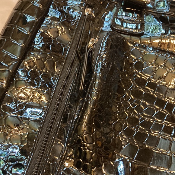 Bueno black pebbled satchel - Picture 4 of 11